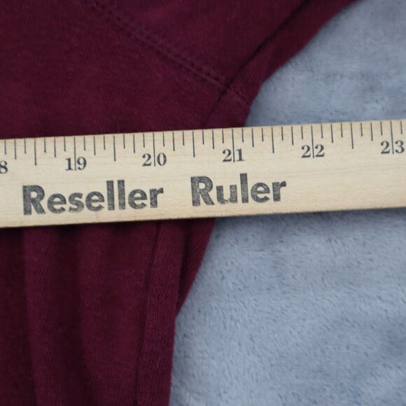 ASU Sweater Womens M Red MV Sport Chest Zip High Neck Front Pocket Sun Devils - Picture 7 of 16